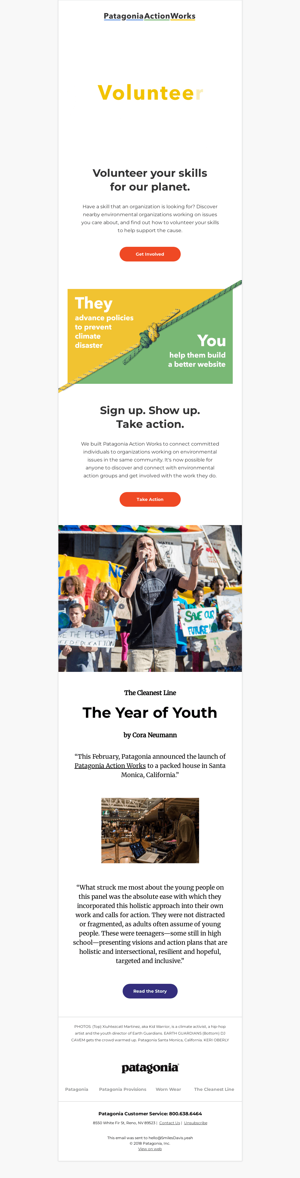 Volunteer your skills for our planet