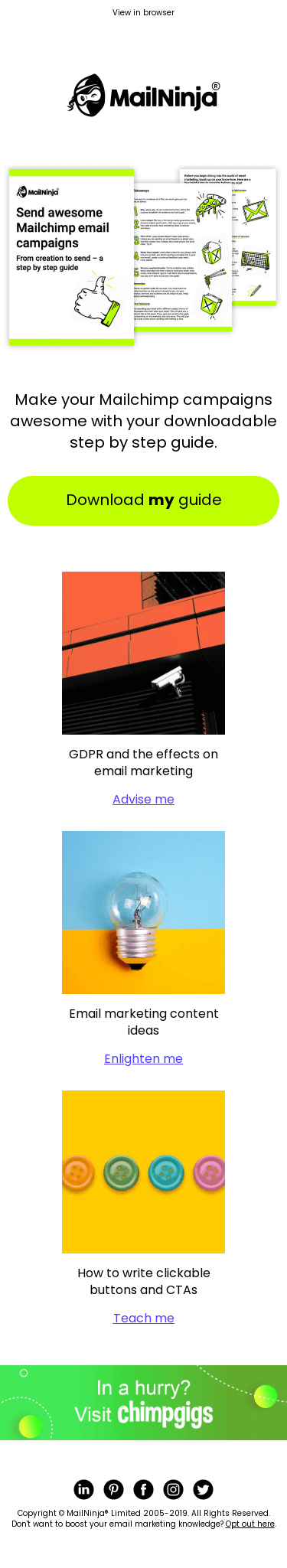 Want to supercharge your mailchimp emails?