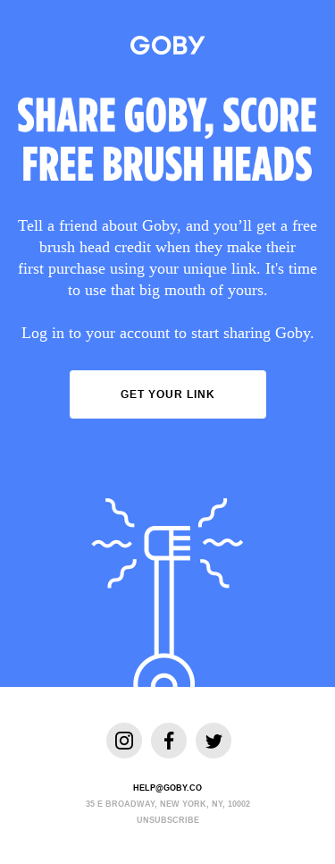 Want your next brush head free?