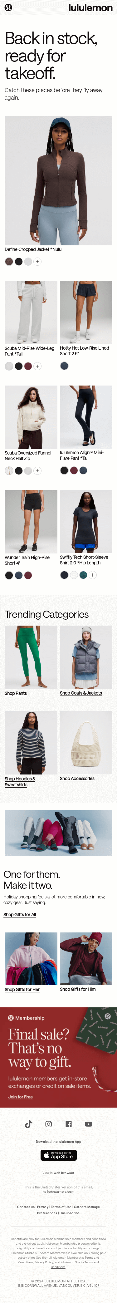 We brought something back for you