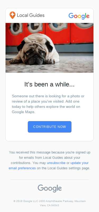 We miss you on Google Maps