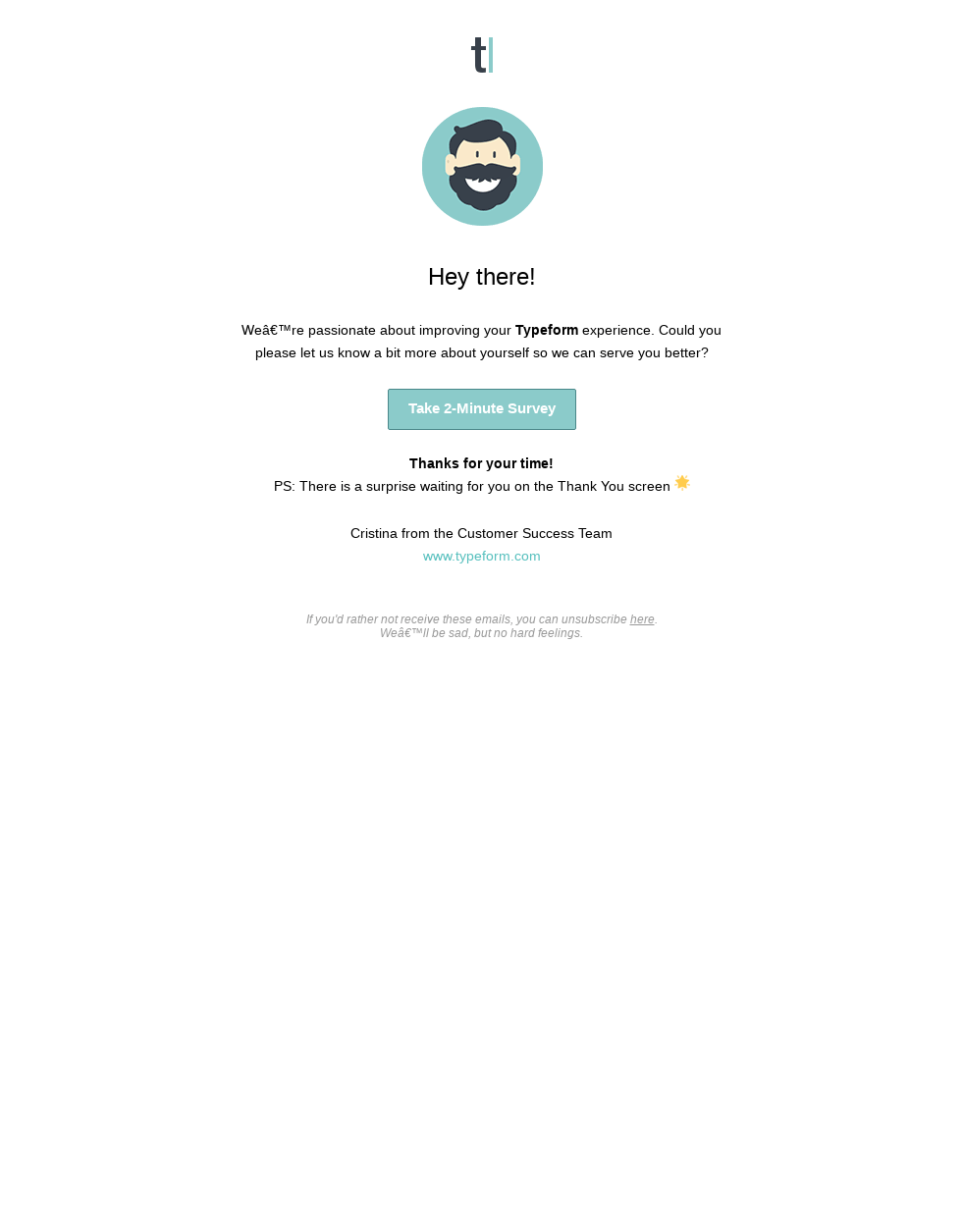 We need your help to make Typeform better!