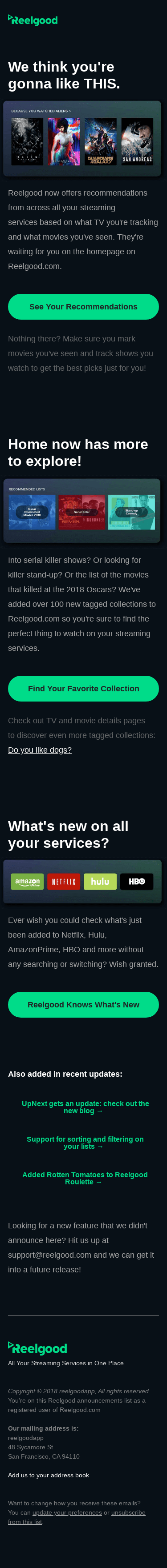 We think you’ll like this… and this… and this…