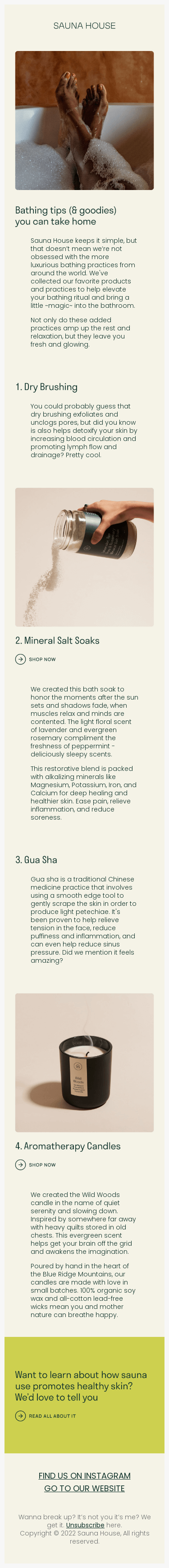 We Wish You Were Here, But Here are Some Bathing Tips to Take Home