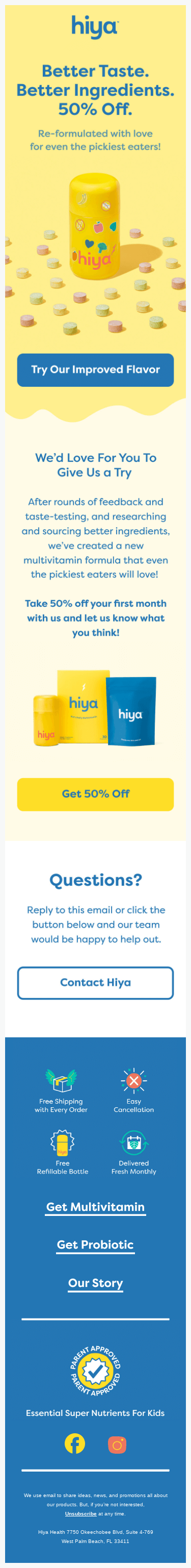 We'd love for you to give us a try...