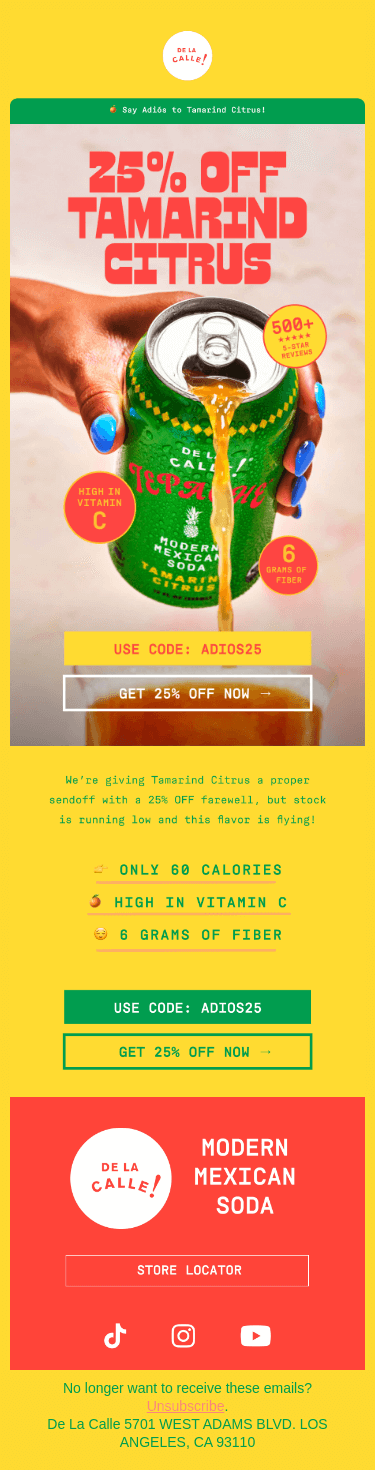 Weekend Plans: 25% OFF Tamarind Citrus 🍊