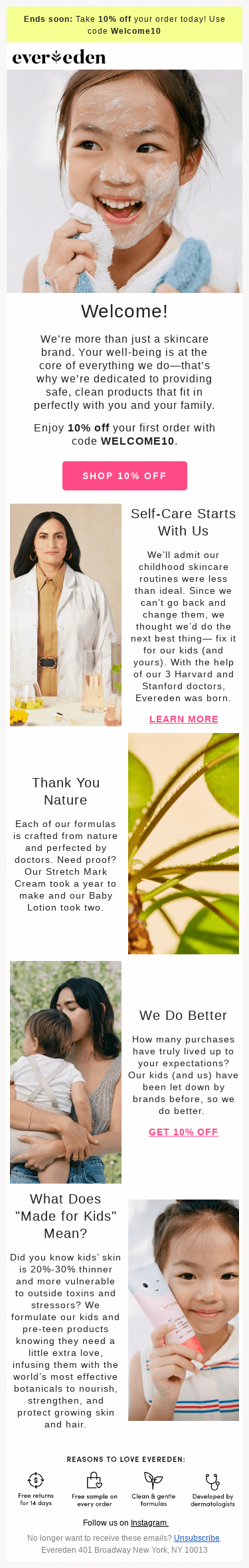 Welcome! Here’s your 10% off + a free gift