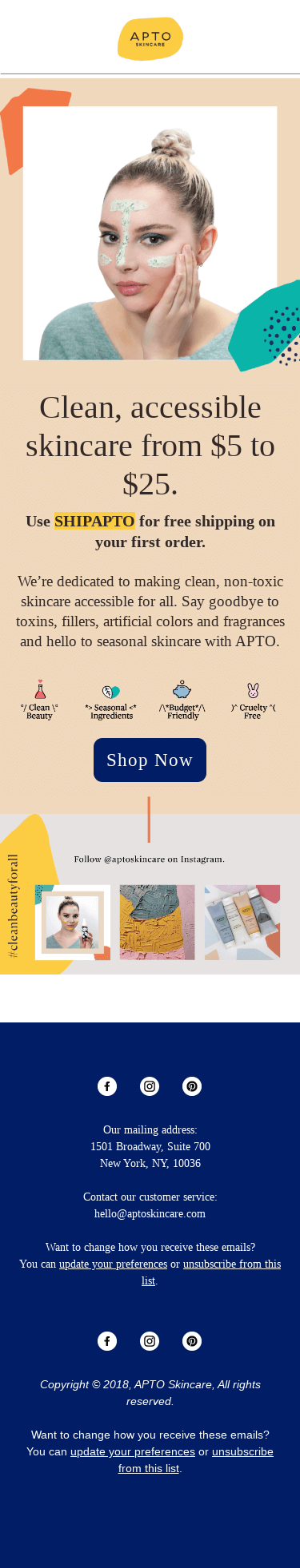 Welcome to APTO! We're happy that you're here.