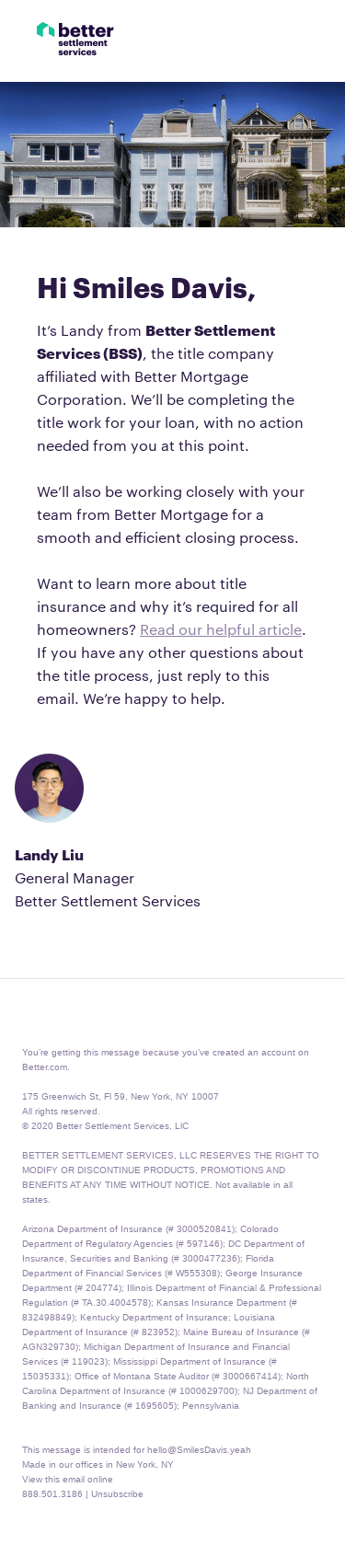 Welcome to Better Settlement Services