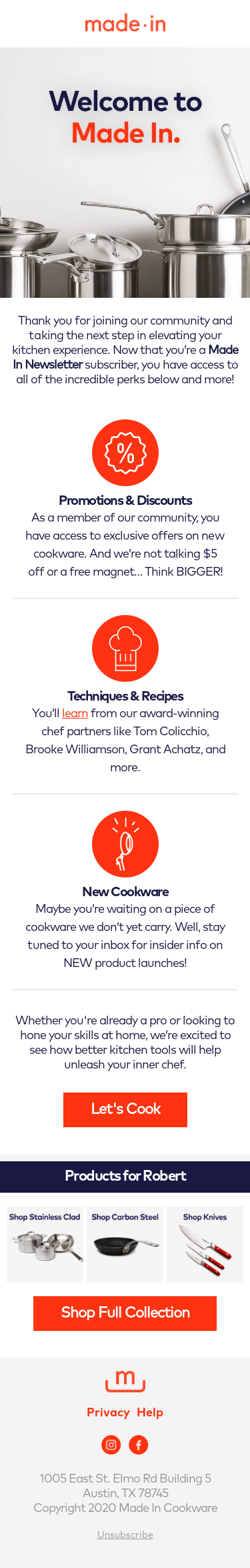 Welcome to Made In Smiles Davis! 🔪🍳