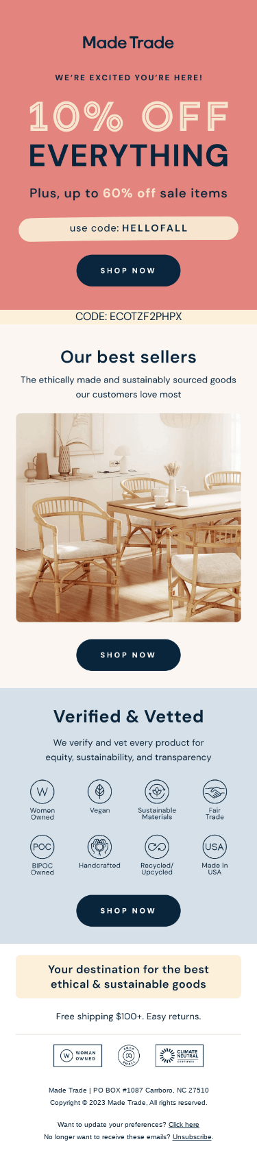 Welcome to Made Trade 🌿