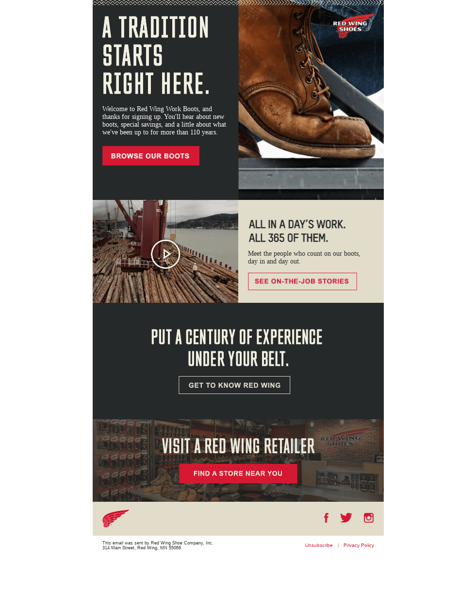 Welcome to Red Wing Work Boots