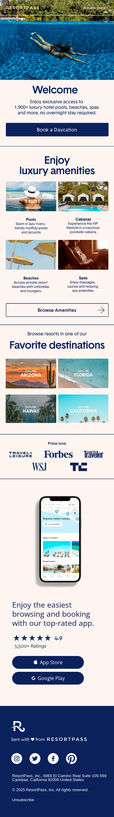 Welcome to ResortPass