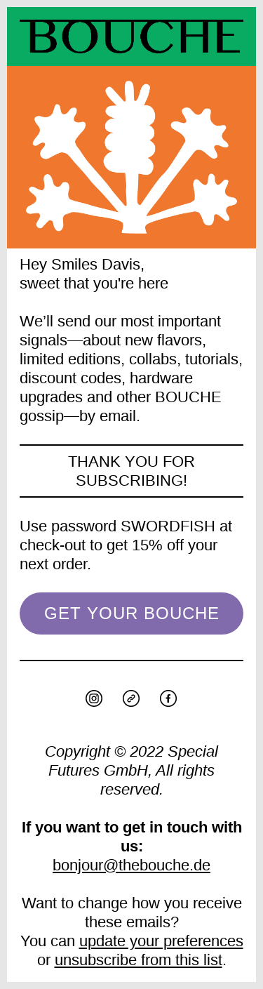 Welcome to the club 🍾