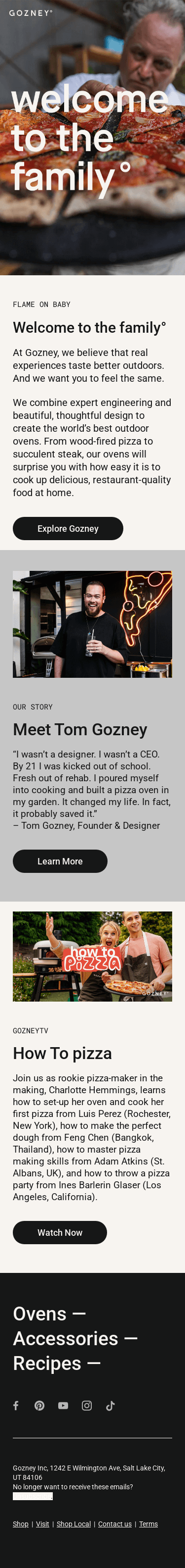 Welcome to the family°