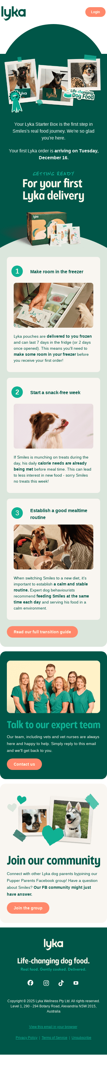 Smiles, welcome to the Lyka Pack!