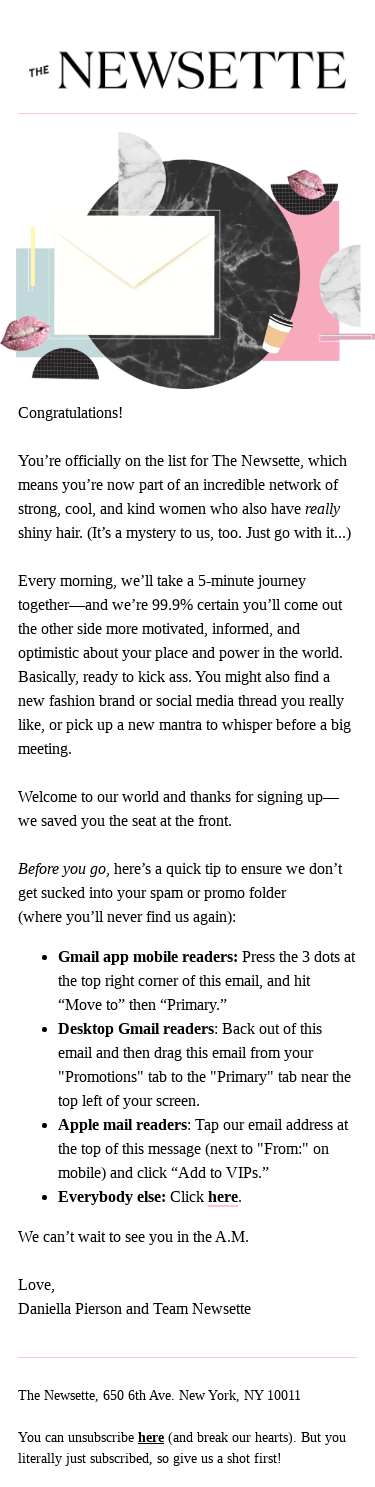 Welcome to the Party!