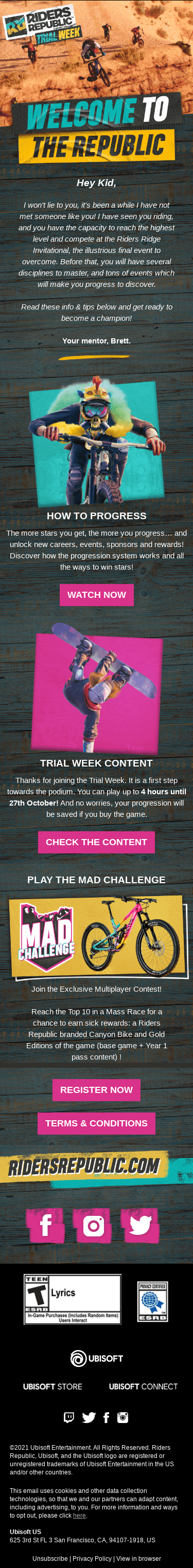 Welcome to the republic, Rider!