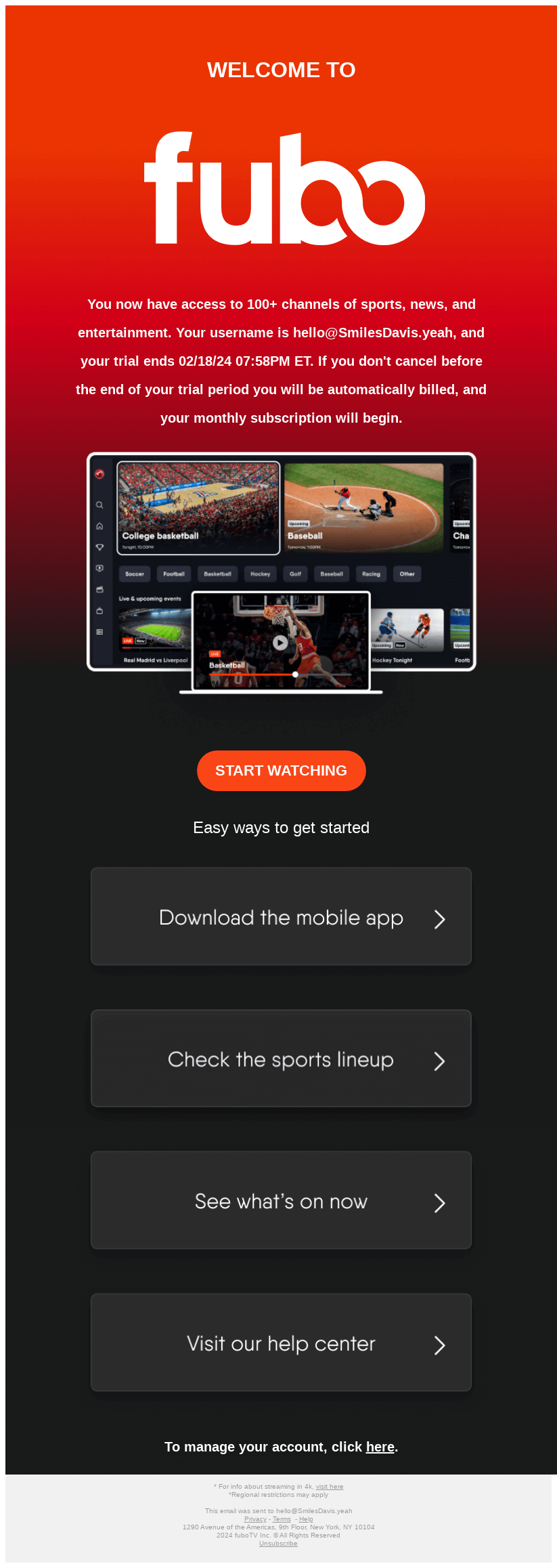 Welcome to the team!