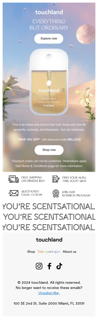 Welcome to Touchland ✨