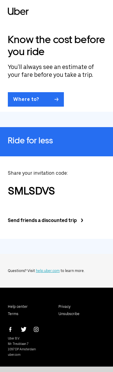 Welcome to Uber, Smiles Davis