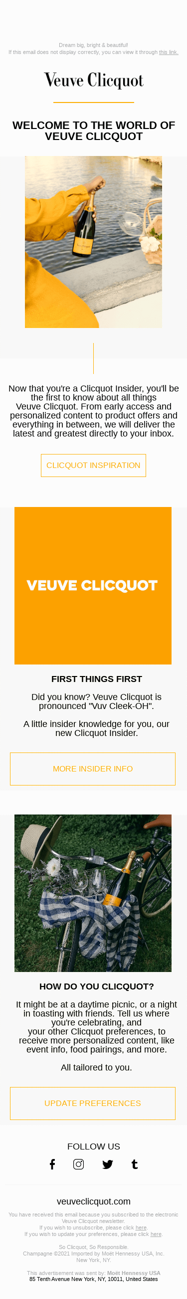 Welcome to Veuve Clicquot