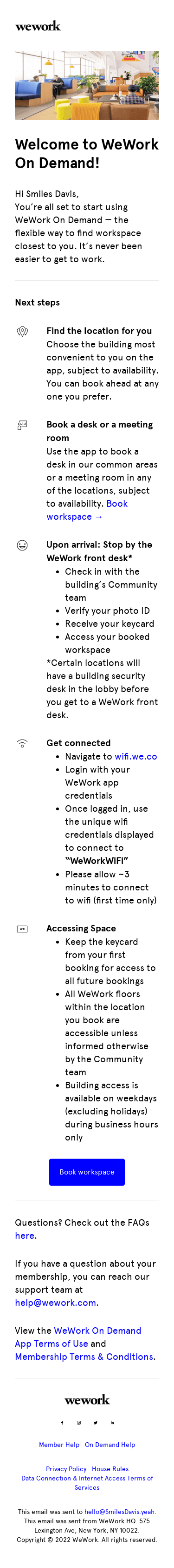 Welcome to WeWork On Demand