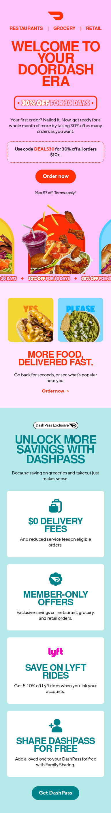 Welcome to your DoorDash era