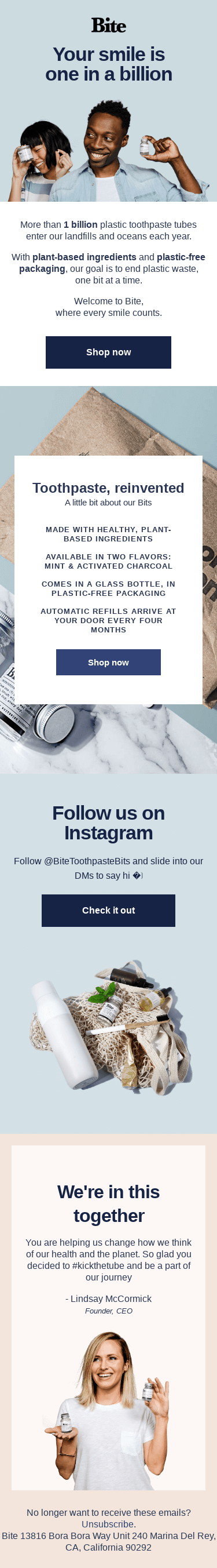 Welcome ! You’re one in a billion ⭐