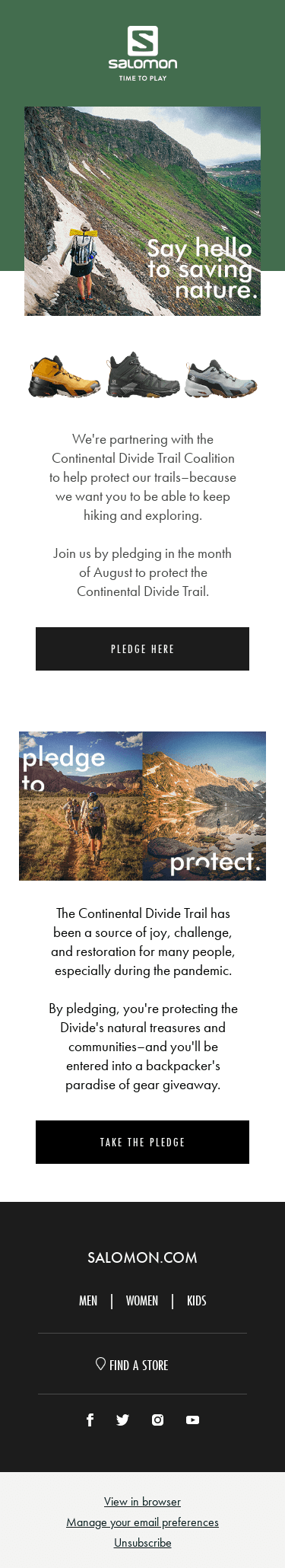 We're partnering to protect our hiking trails