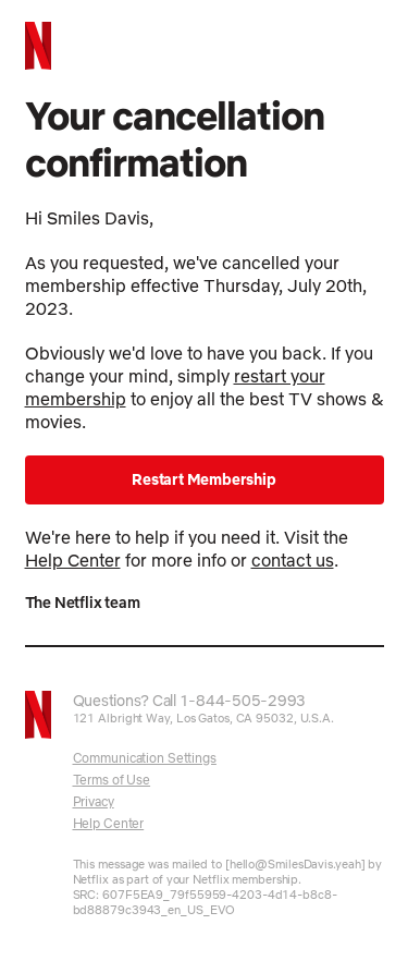 We’re sorry to say goodbye