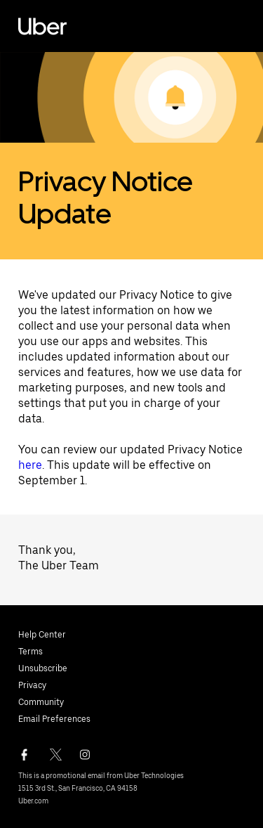 We've updated our Privacy Notice!