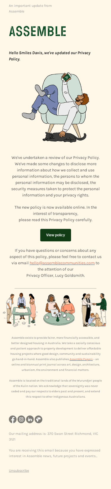 We've updated our privacy policy