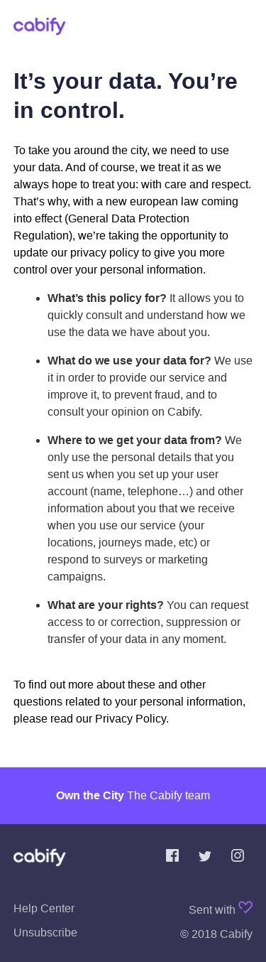 We’ve updated our privacy policy (yes, us too).