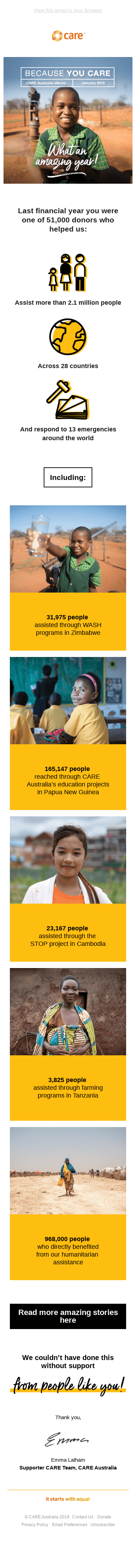 What an amazing year!