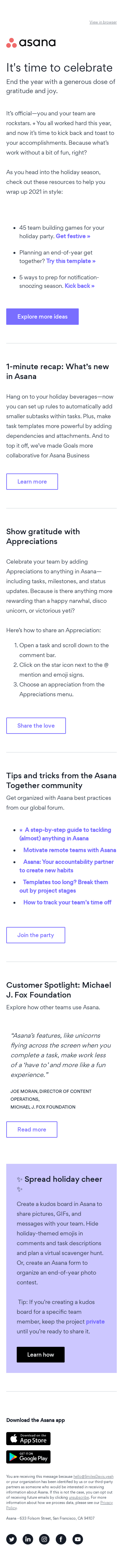 What are you grateful for?