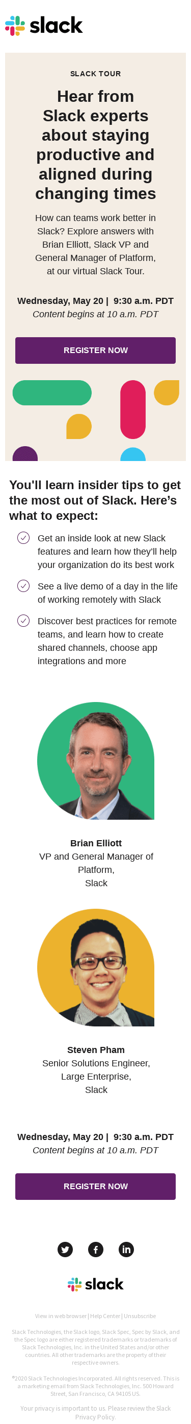 What customers like you will take away from Slack Tour