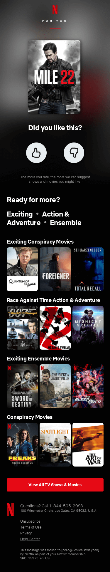 What did you think of Mile 22?