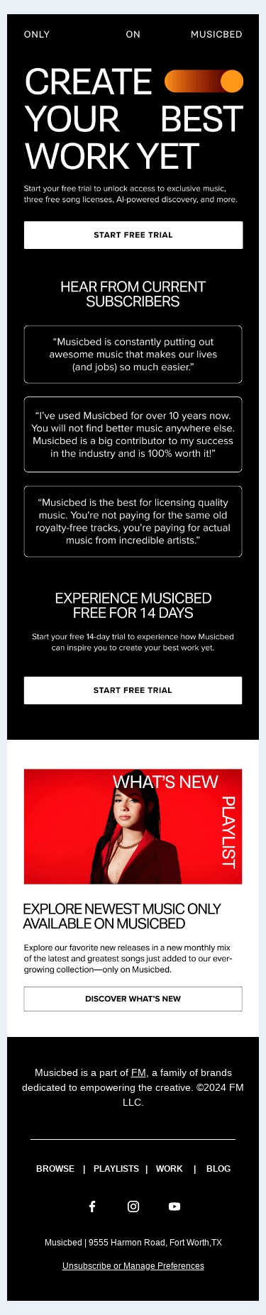 What sets Musicbed apart, according to our longtime subscribers