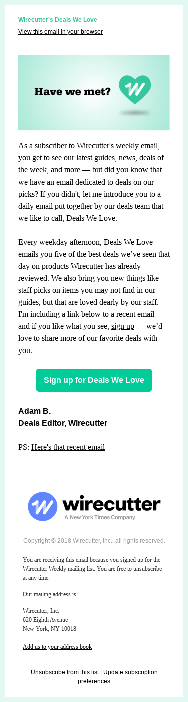 What’s better than buying a new Wirecutter pick? Getting it on sale, of course!