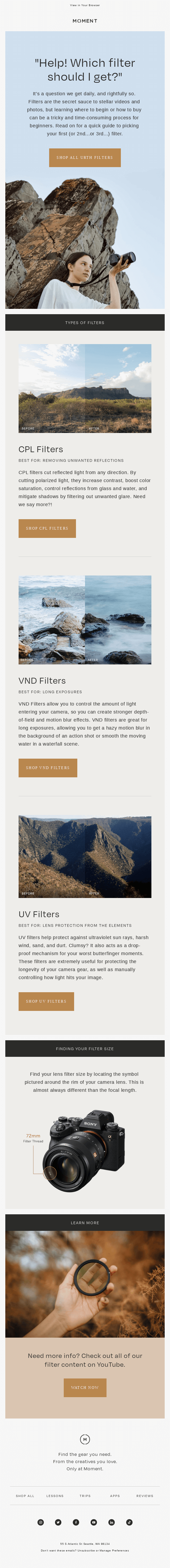 "Which Filter Should I Get?!"