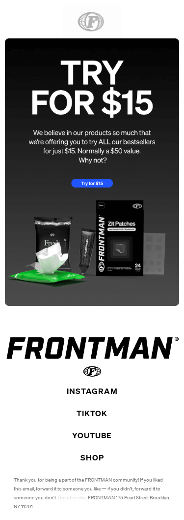 Why not? $15 to start your skincare journey