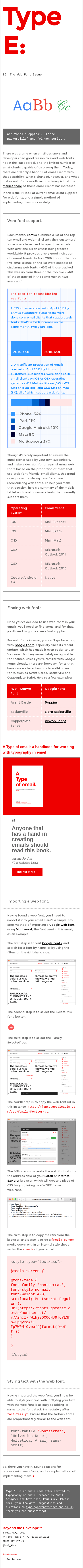 Why you should reconsider web fonts. A simple method of implementing them.
