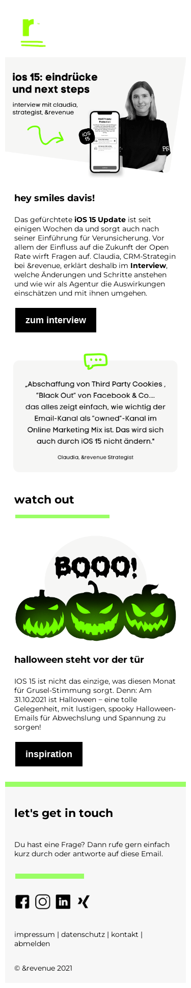 Wie wir als Email Marketing Agentur zu iOS 15 stehen