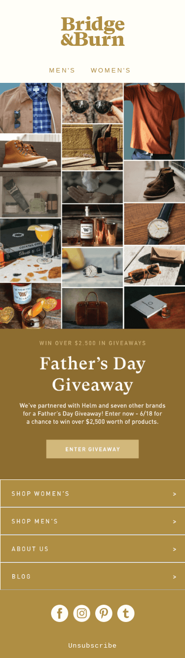 Win Over $2,500 in Giveaways