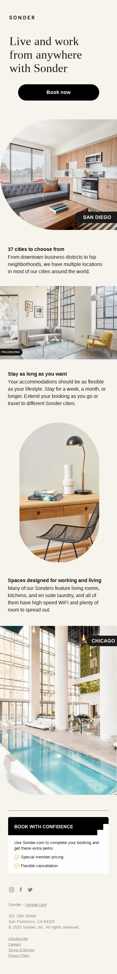 Work, live, and play anywhere