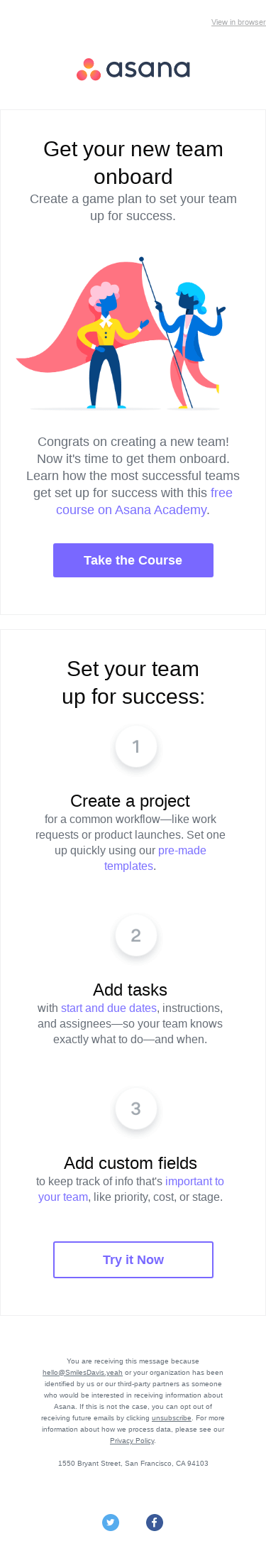 You created a team. Now set them up for success.