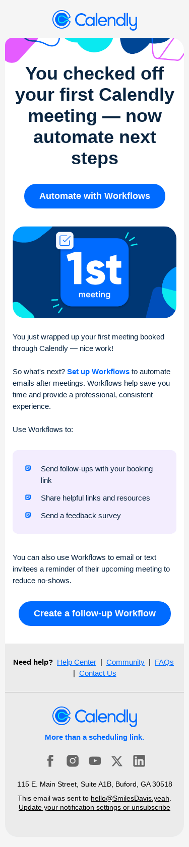 You had your first meeting 🎉 Now let’s automate the follow-up