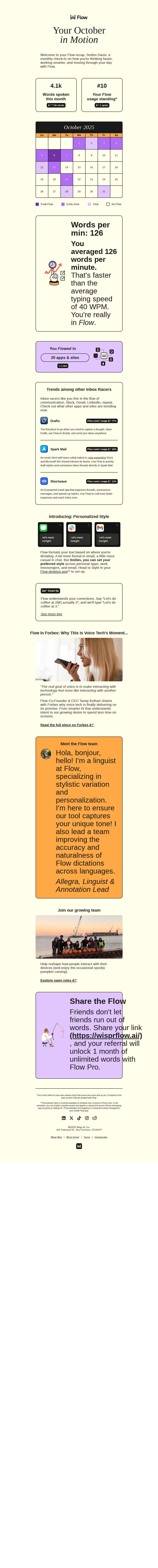 Your Flow State in October 💜