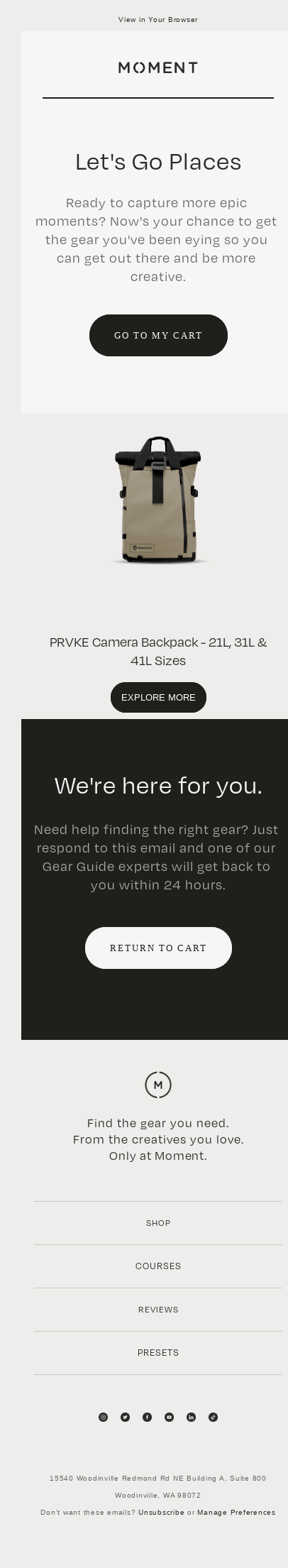 Your Gear is Waiting